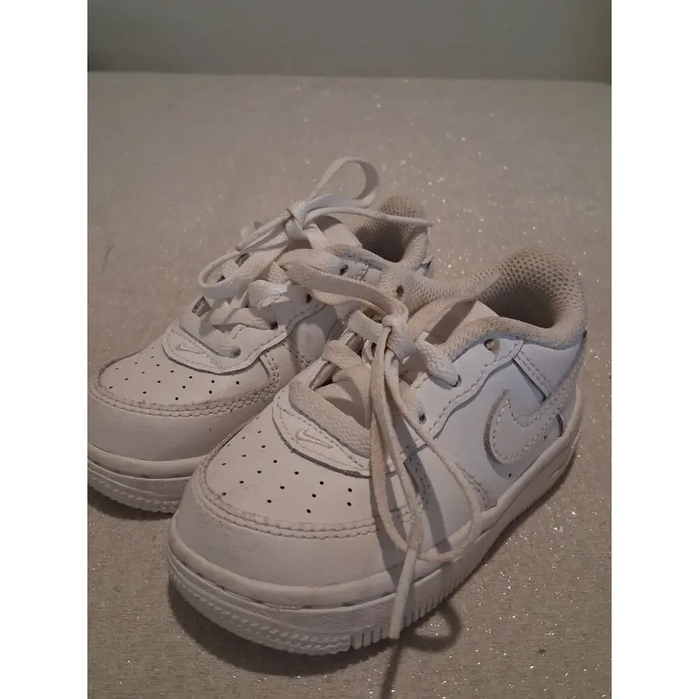 Nike Force 1 LE Triple White Toddler Size 6C Shoes DH2926-111 Baby Sneakers AF1